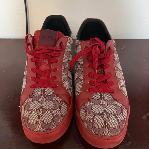 COACH SNEAKER MEN RED - Picture 1 of 3